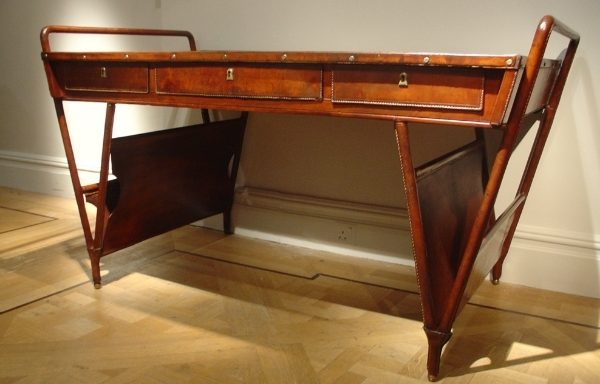 A resin and gilt metal side table circa 1970 